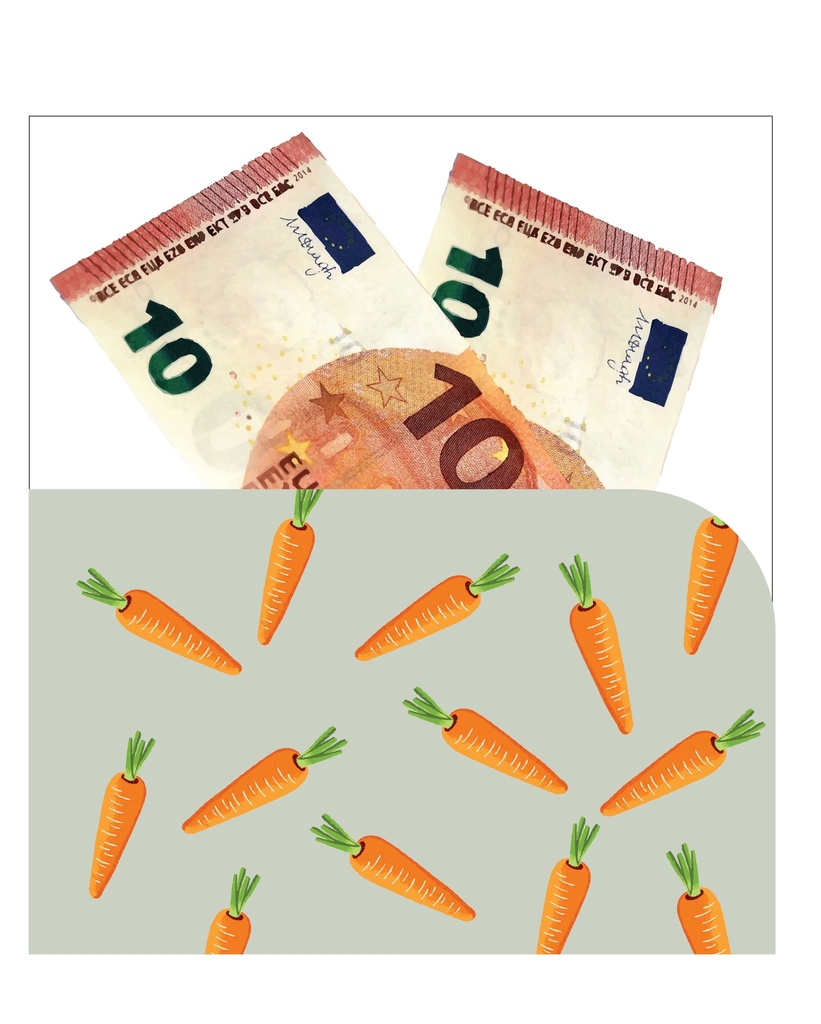 moneykaart Sint/Saint Nicolas Blanco