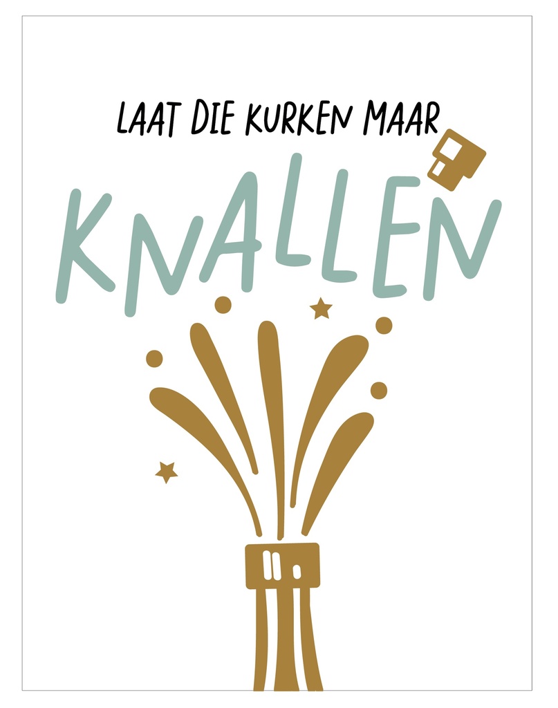 Laat de kurken maar knallen