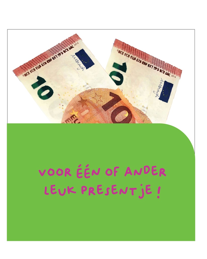 Speciaal voor jou een centje...