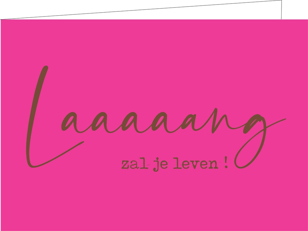 Laaaaaaang zal je leven (KOPERFOLIE)