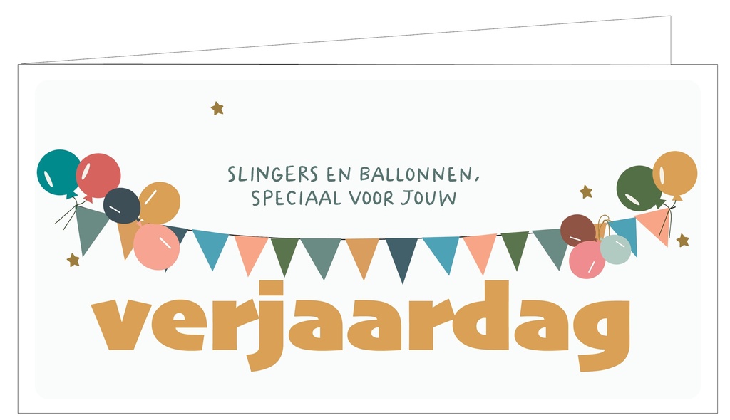 Slingers en ballonnen, speciaal voor jouw verjaardag