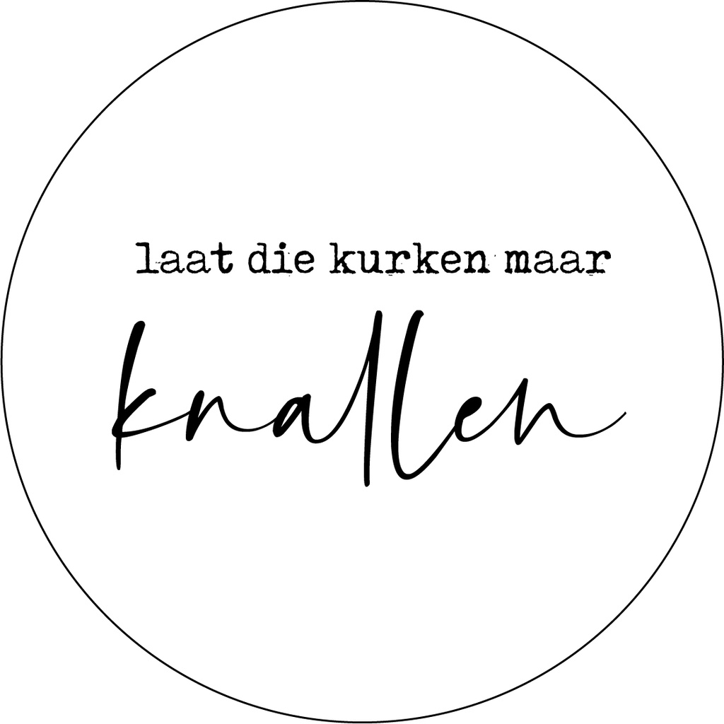 Bierviltje Laat die kurken maar knallen