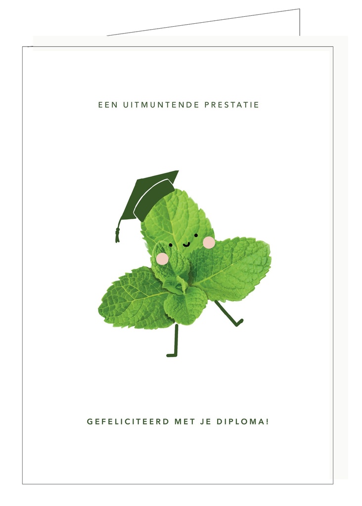 Een uitmuntende prestatie !Gefeliciteerd met je diploma !