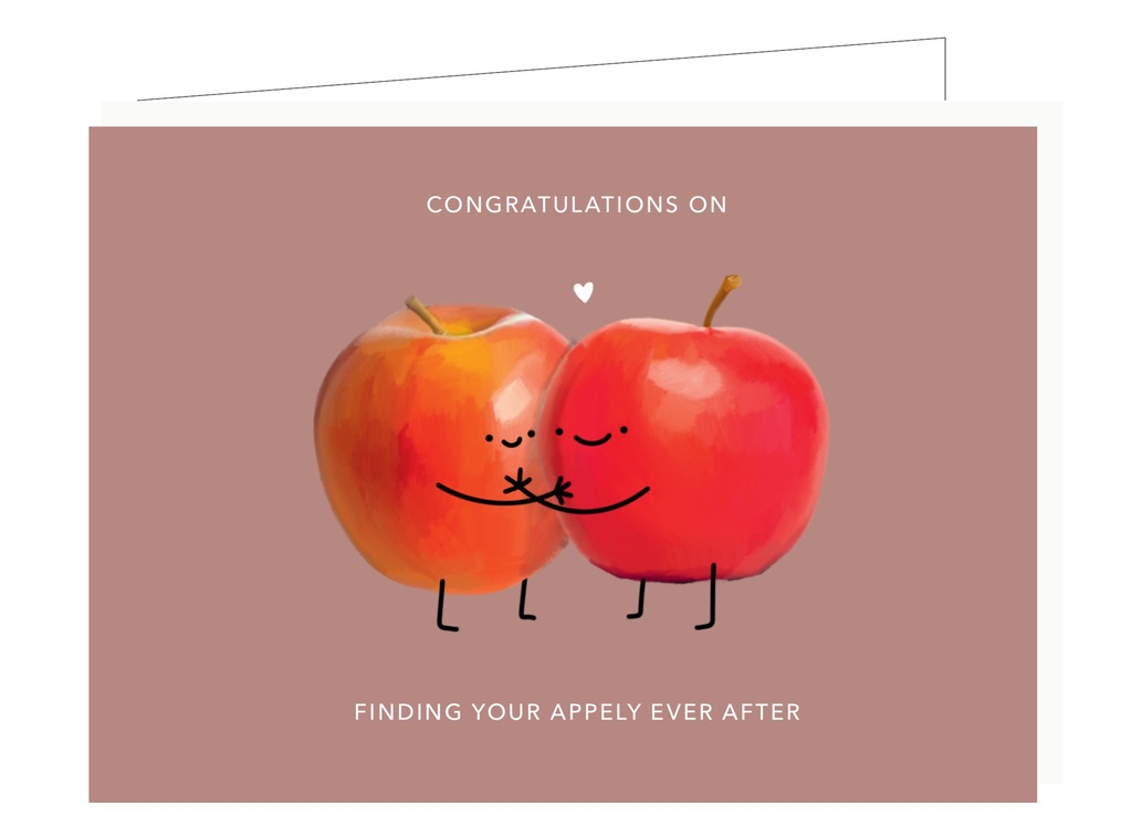 Congratulations on finding your appely ever after