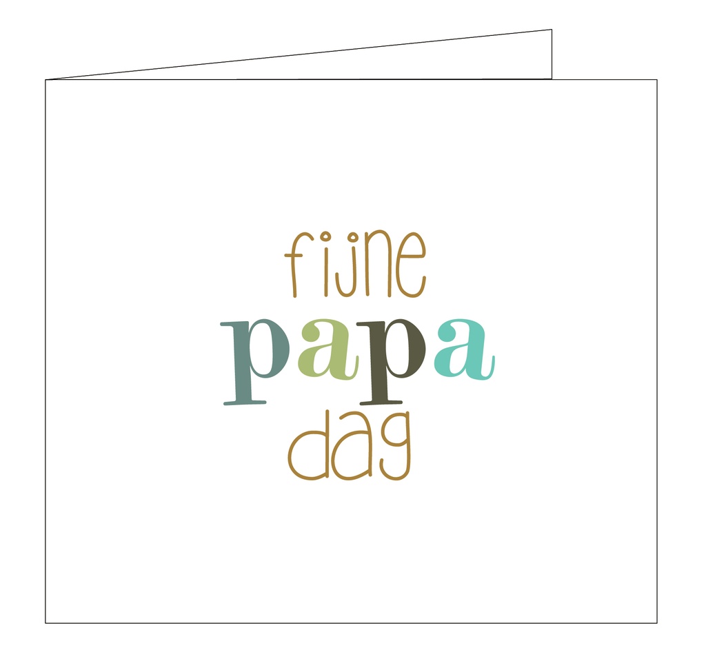 Fijne papadag