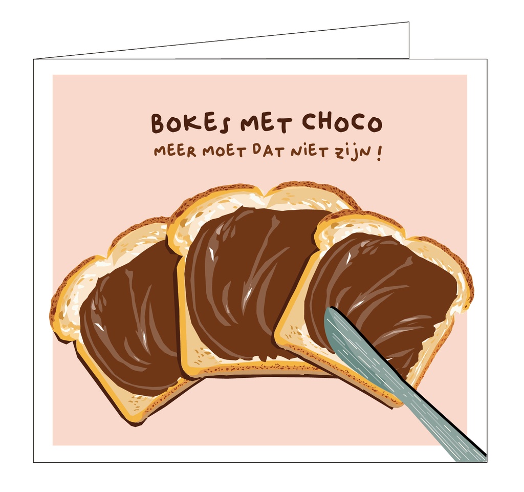 Bokes met choco, meer moet dat niet zijn !