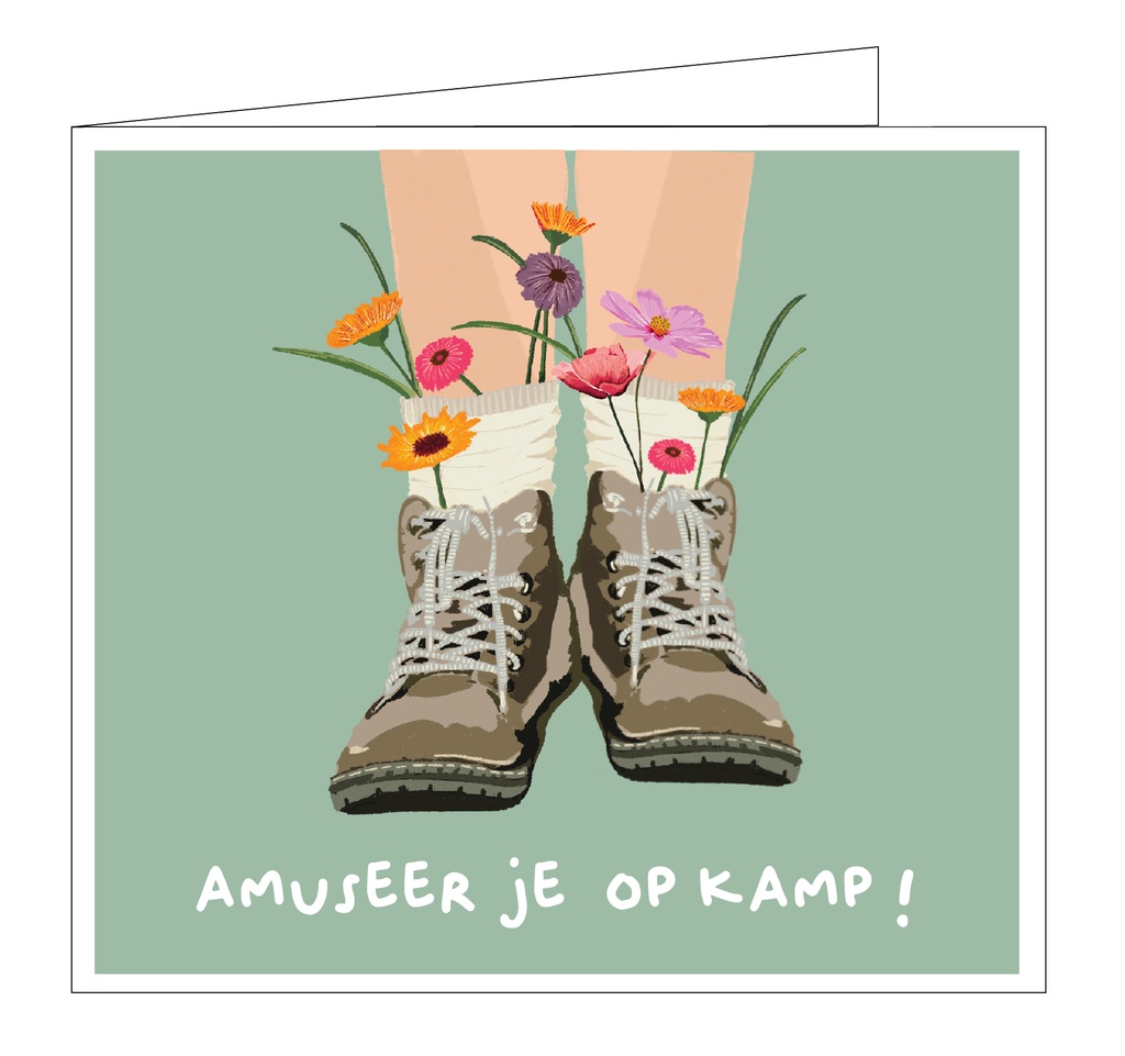 Amuseer je op kamp