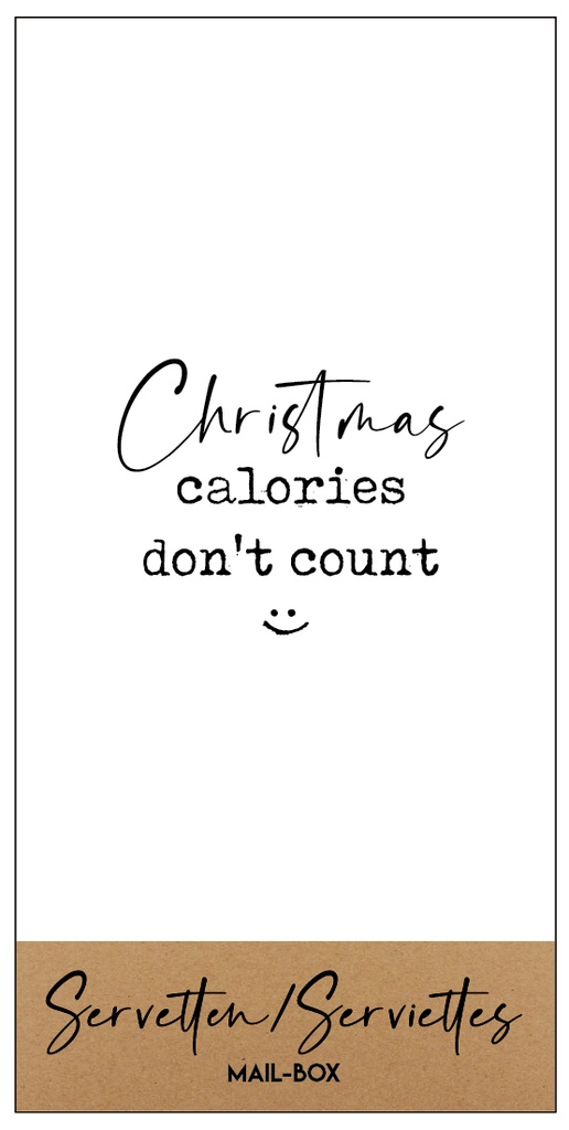Christmas calories don't count