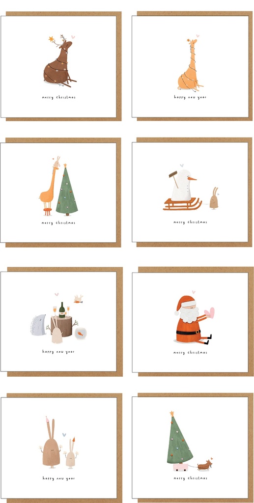 klein liefs box 8 stuks/8 designs