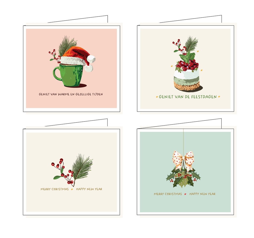 Hil Claesen box 8 stuks/4 designs