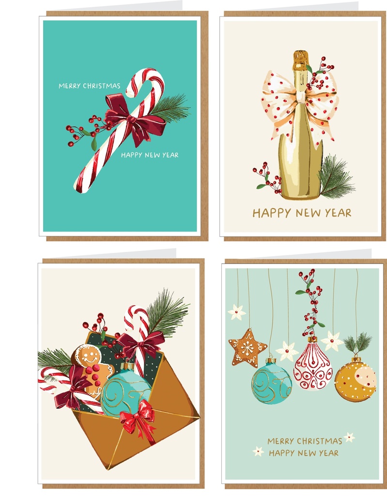 Leukewensenbox 8 stuks/4 designs