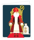 moneykaart Sint/Saint Nicolas blanco