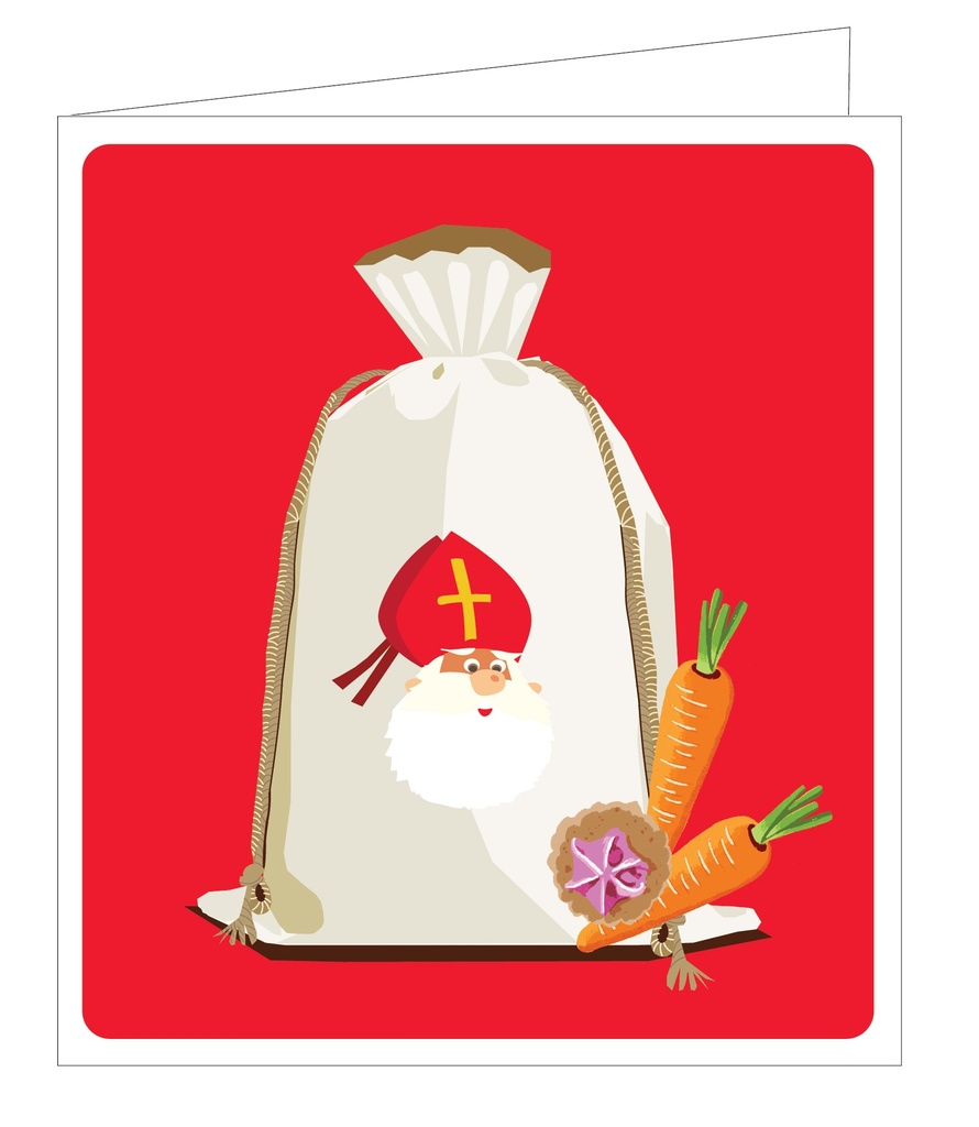 moneykaart Sint/Saint Nicolas blanco