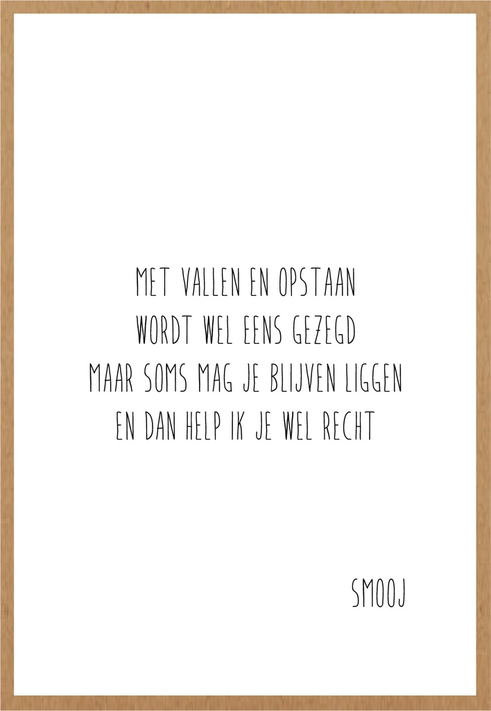 Met vallen en opstaan