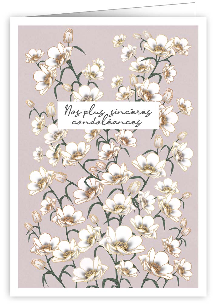 Nos plus sincéres condoléances