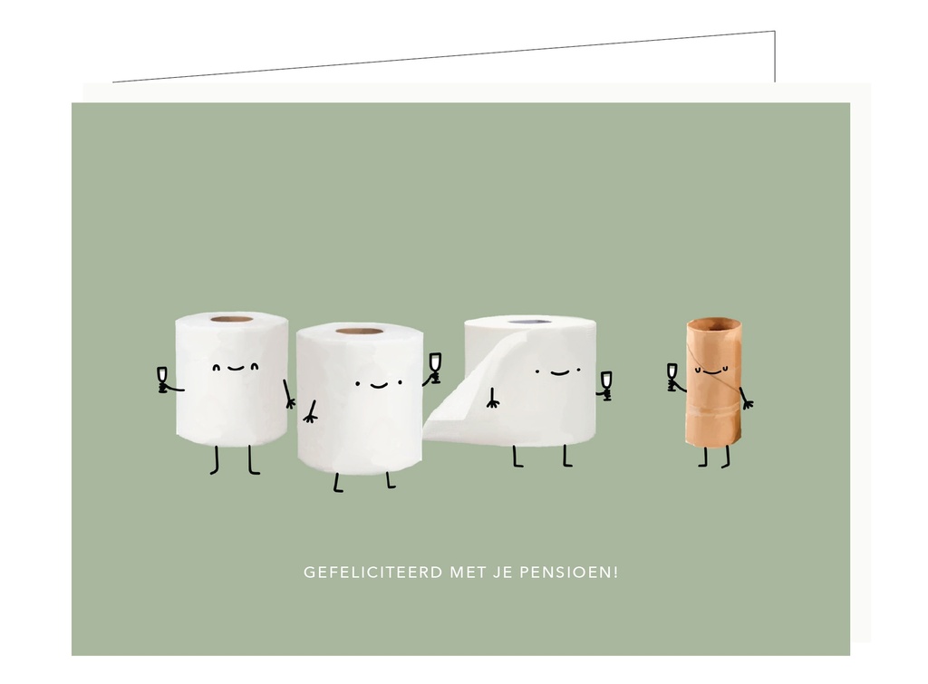 Gefeliciteerd met je pensioen