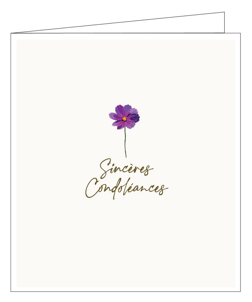 Sincères Condoléances