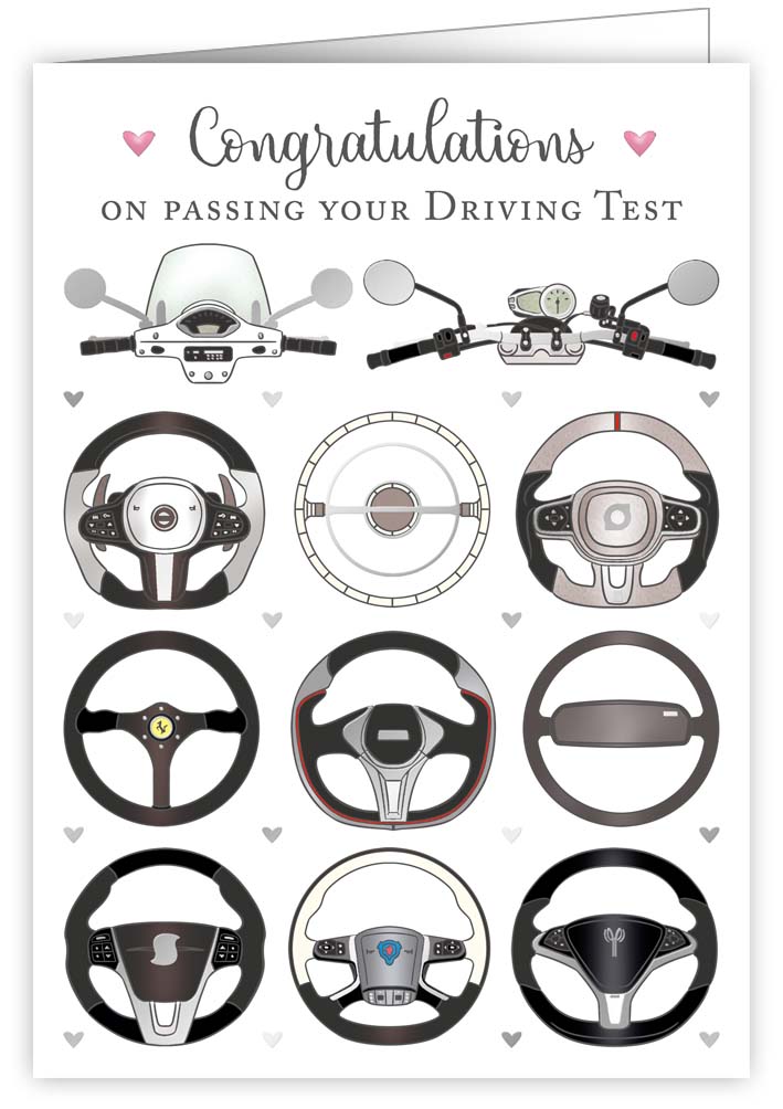 congratulations on passing your driving test