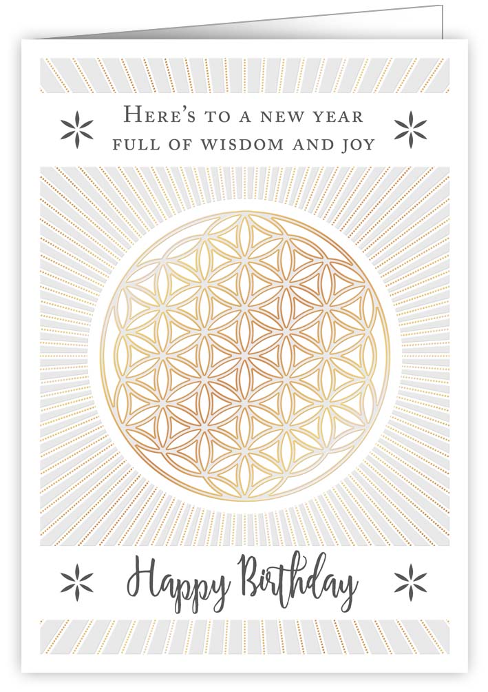 here's to a new year full of wisdom and joy Happy Birthday