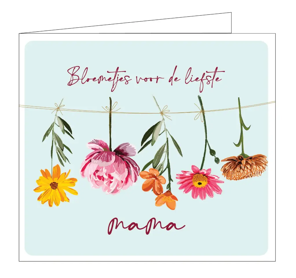 Bloemetjes voor de liefste mama