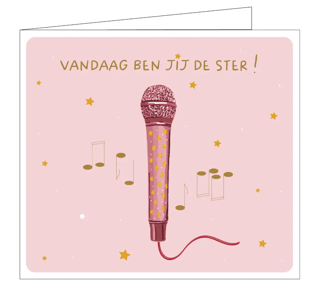 Vandaag ben jij de ster