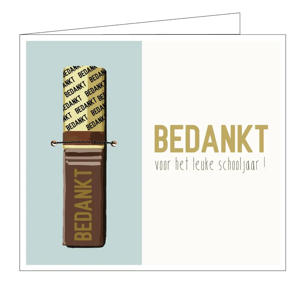 Bedankt voor het leuke schooljaar 