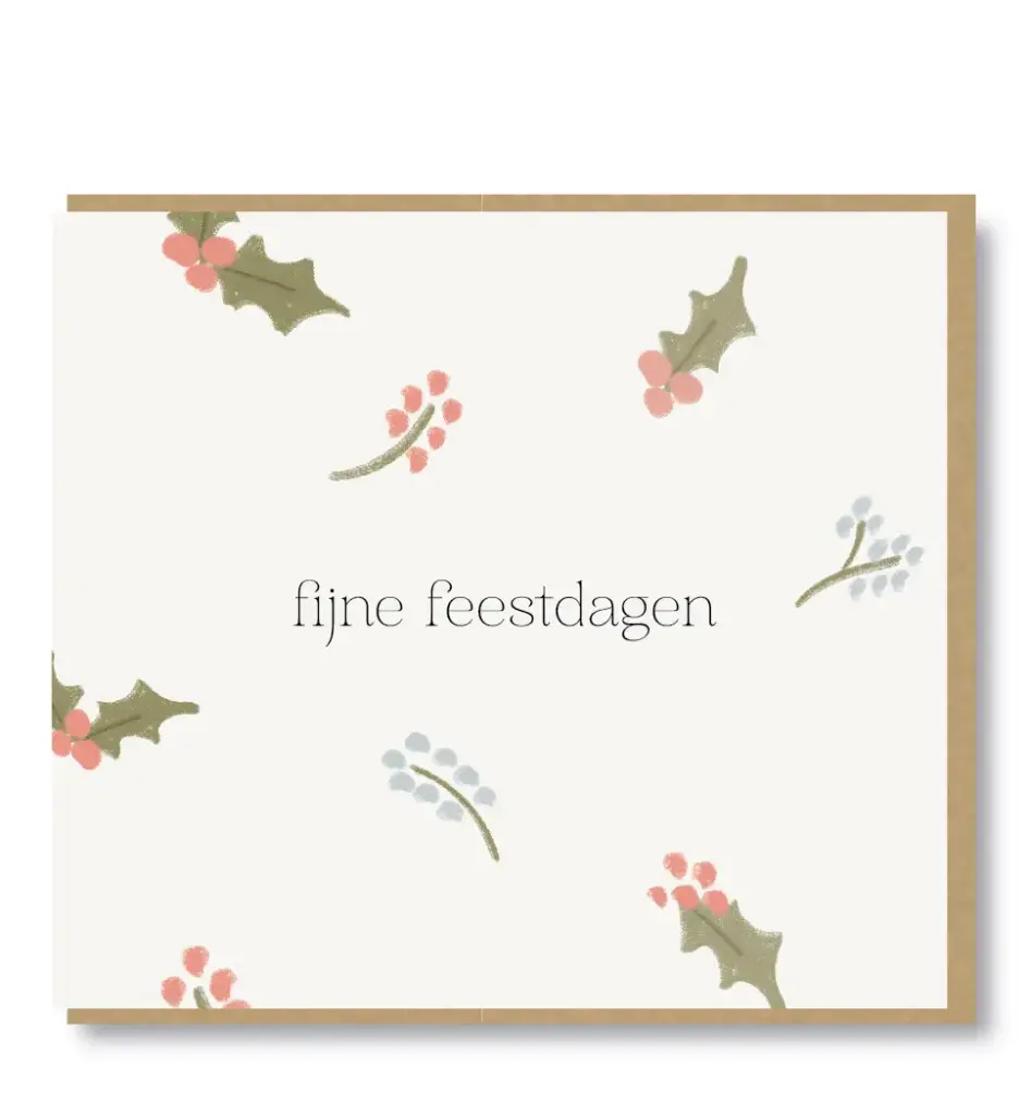 Fijne feestdagen