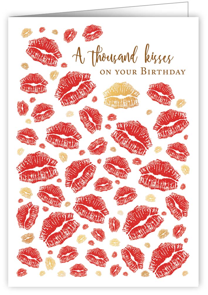 A thousand kisses on your birthday