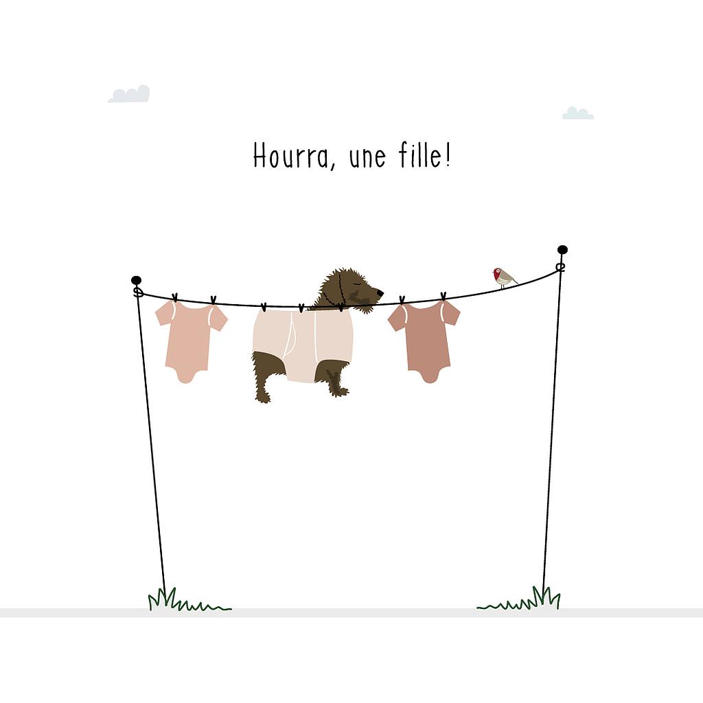 Hourra une fille!