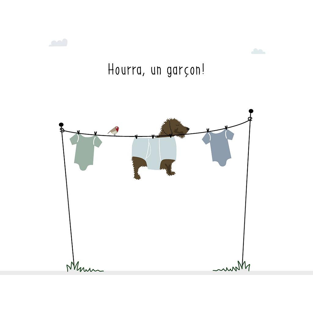 Hourra un garçon!