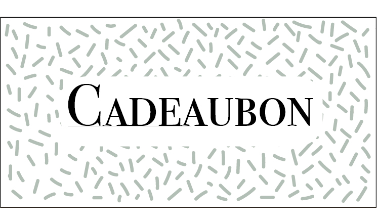 Cadeaubon streepjes