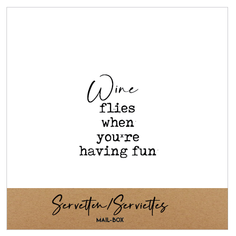 Wine flies when you're having fun