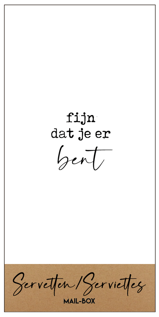 Fijn dat je er bent !