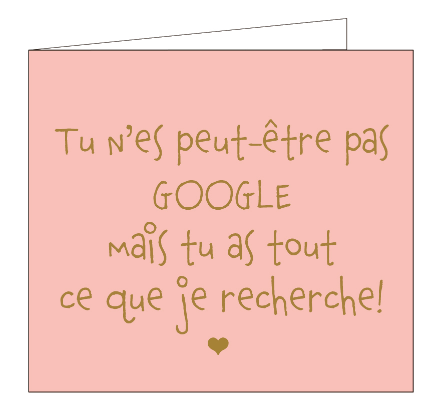 Tu n'es peut-être pas GOOGLE...