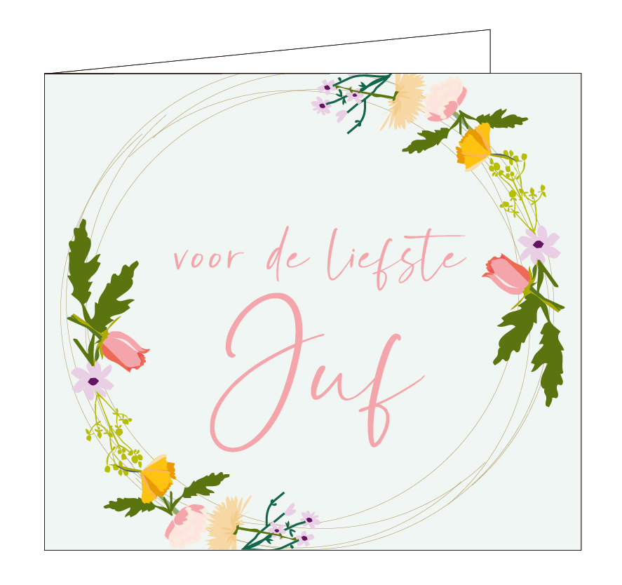 Voor de liefste juf