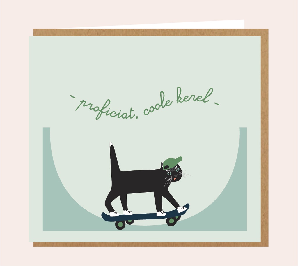 Proficiat coole kerel