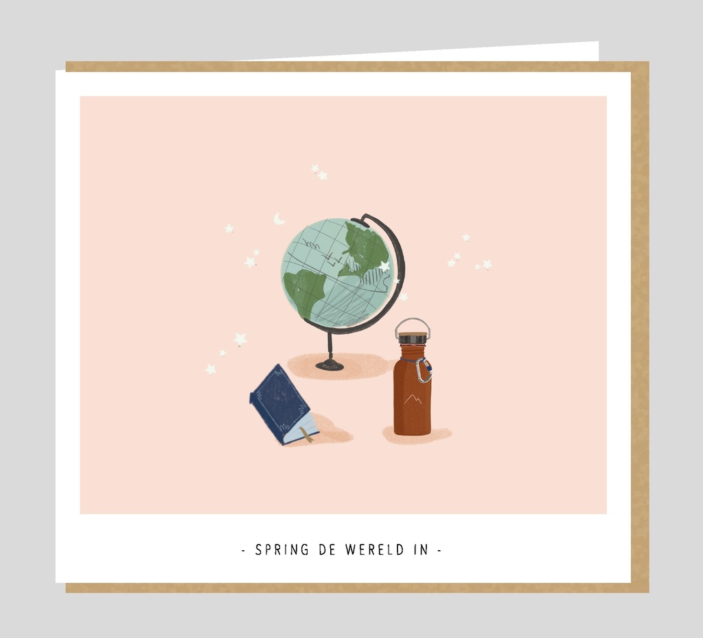 Spring de wereld in