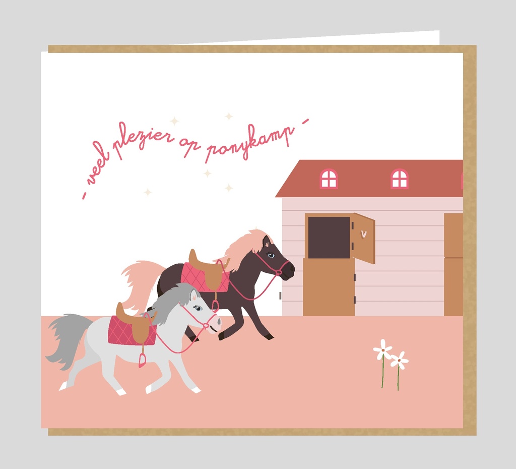 Veel plezier op ponykamp