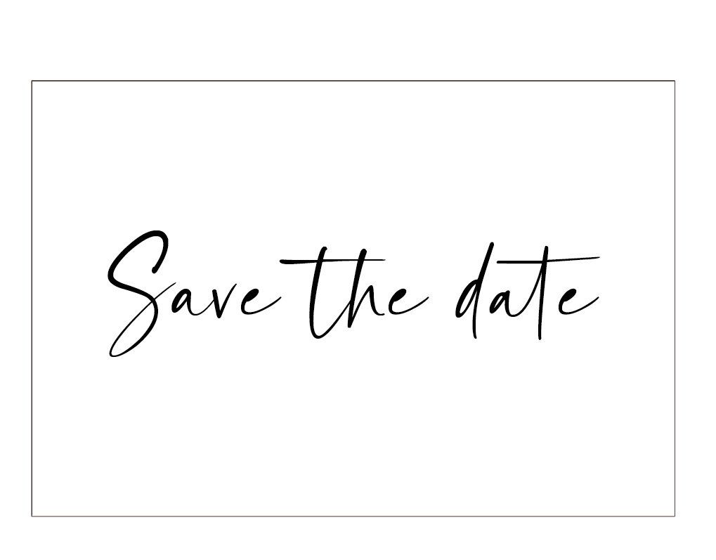 Save the date