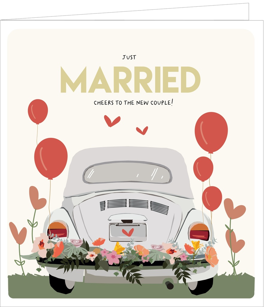 Just married ! Cheers to the new couple !