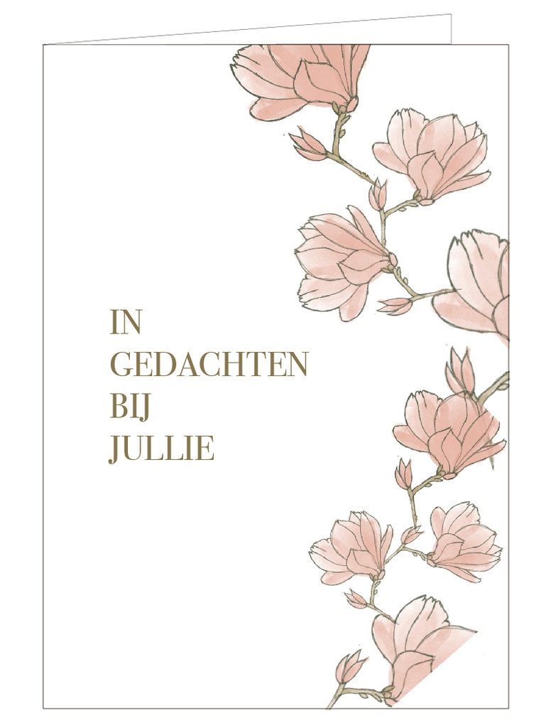 In gedachten bij jullie