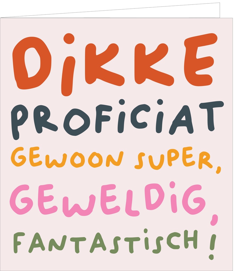 Dikke proficiat