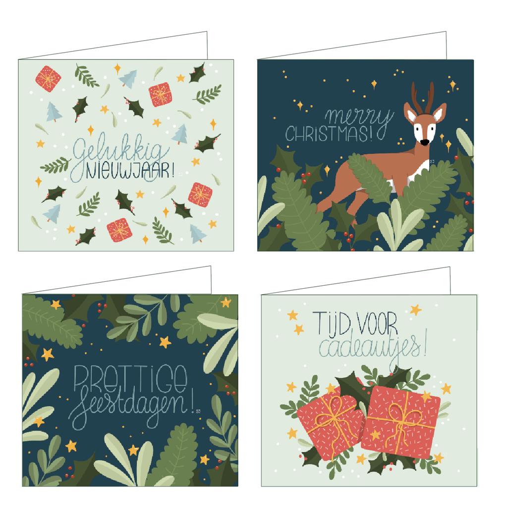 Sofiedesign 8 stuks/4 designs