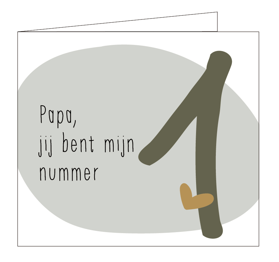 Papa, jij bent mijn nummer 1 !