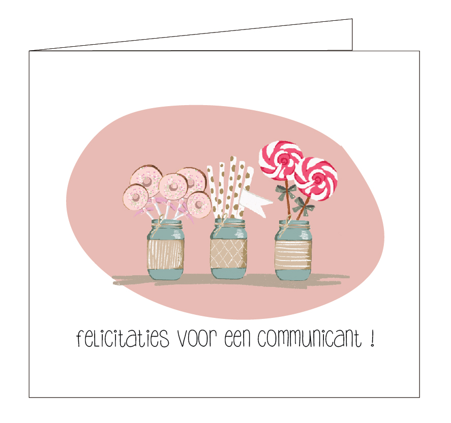 Felicitaties voor een communicant !