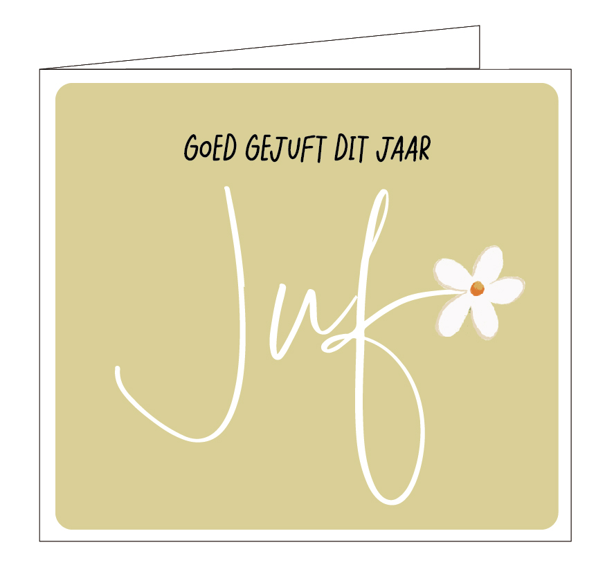 Goed gejuft dit jaar juf !