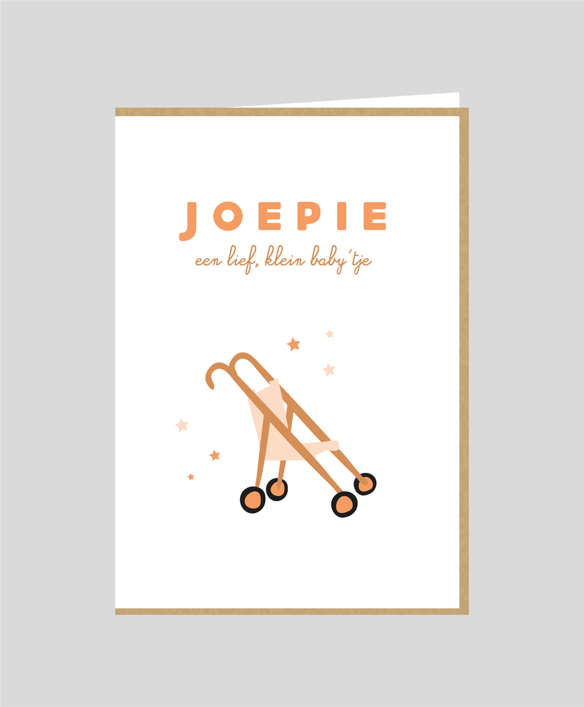 Joepie, een lief klein baby'tje