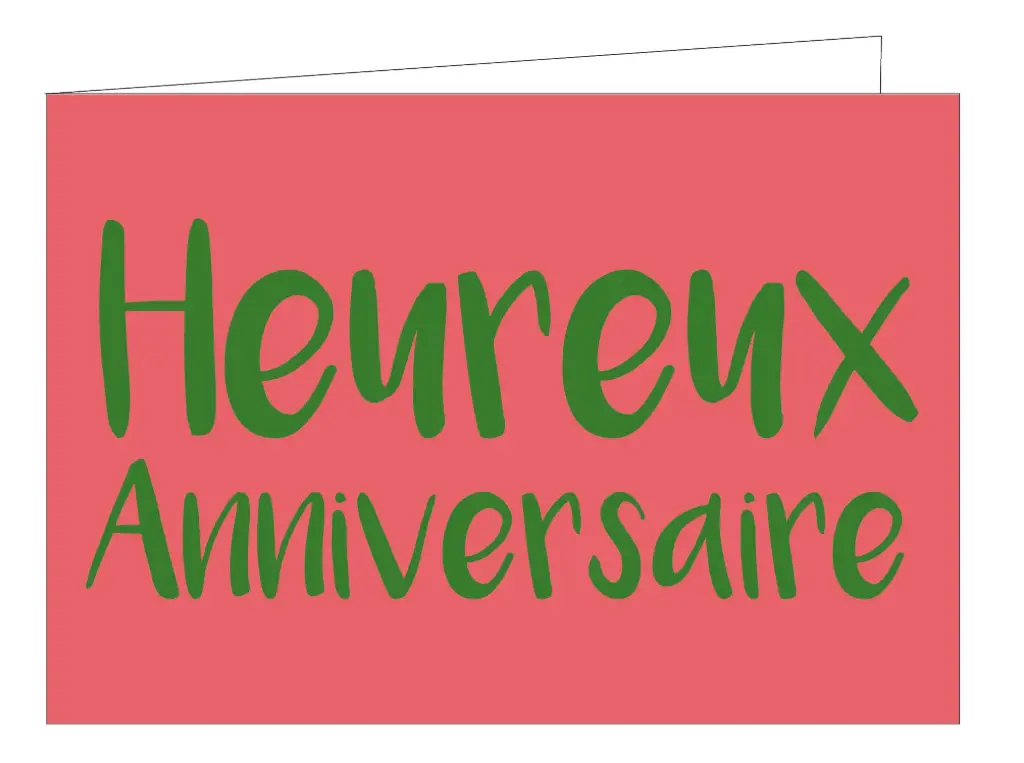 Heureux Anniversaire