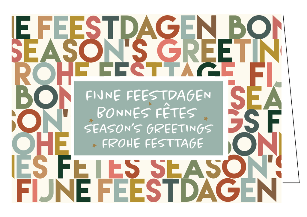 Fijne feestdagen, Bonnes fêtes, international