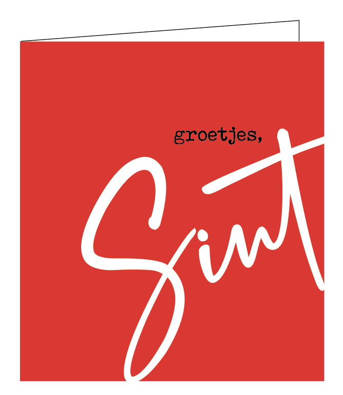 moneykaart groetjes Sint